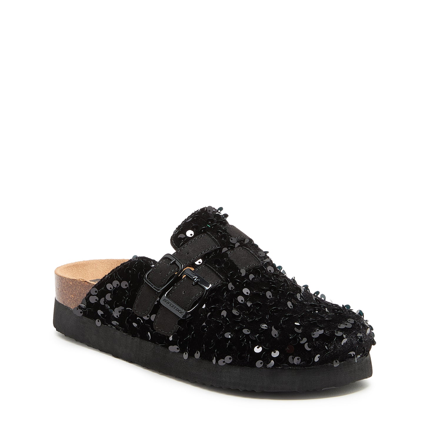 Abel Plus Black Sequin Mule