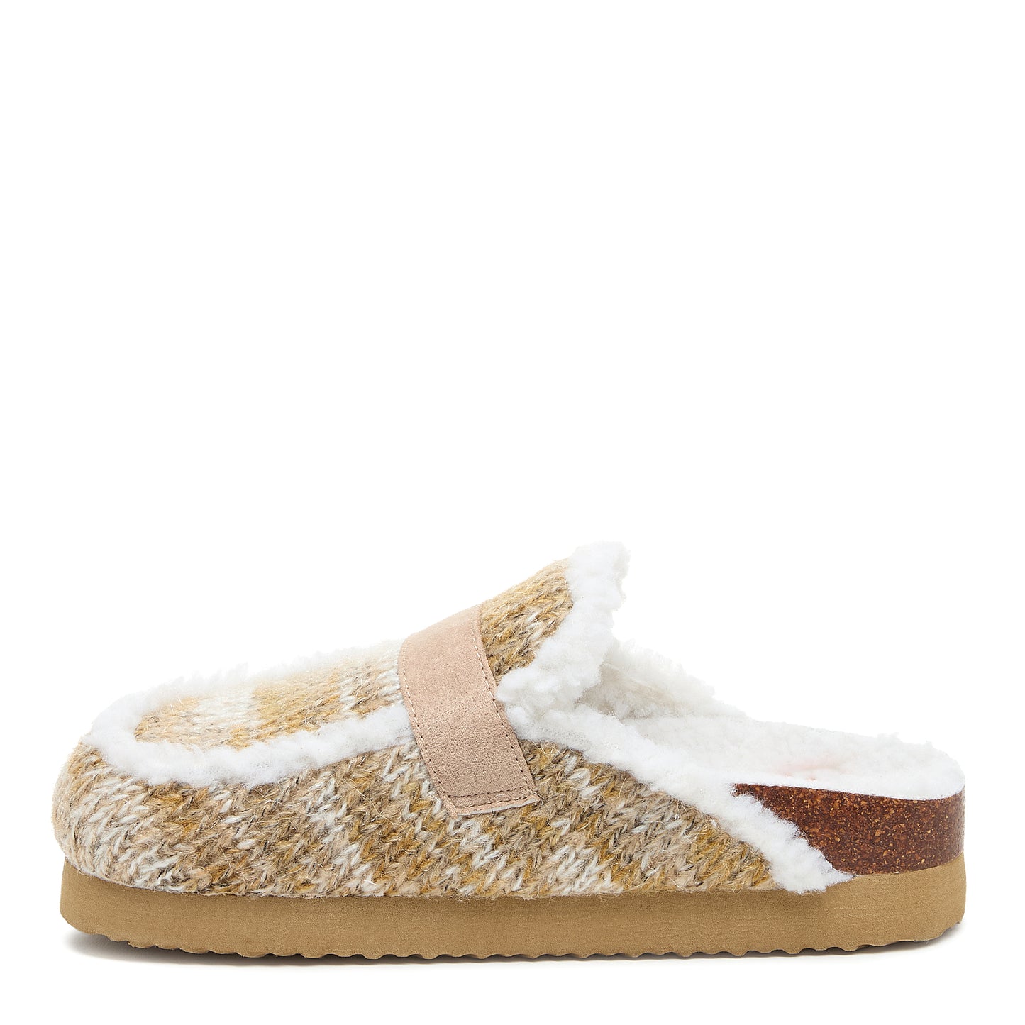 Artic Tan Shearling Mule