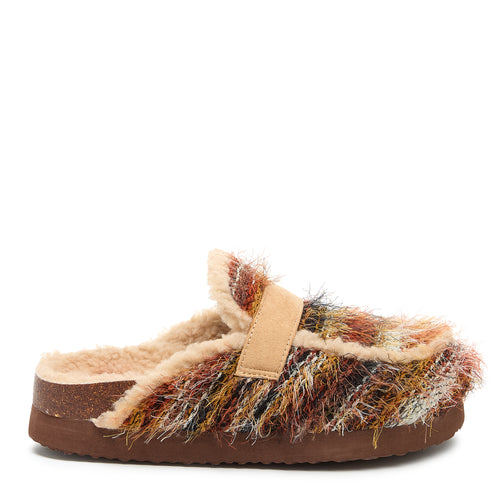 Artic Brown Shearling Mule