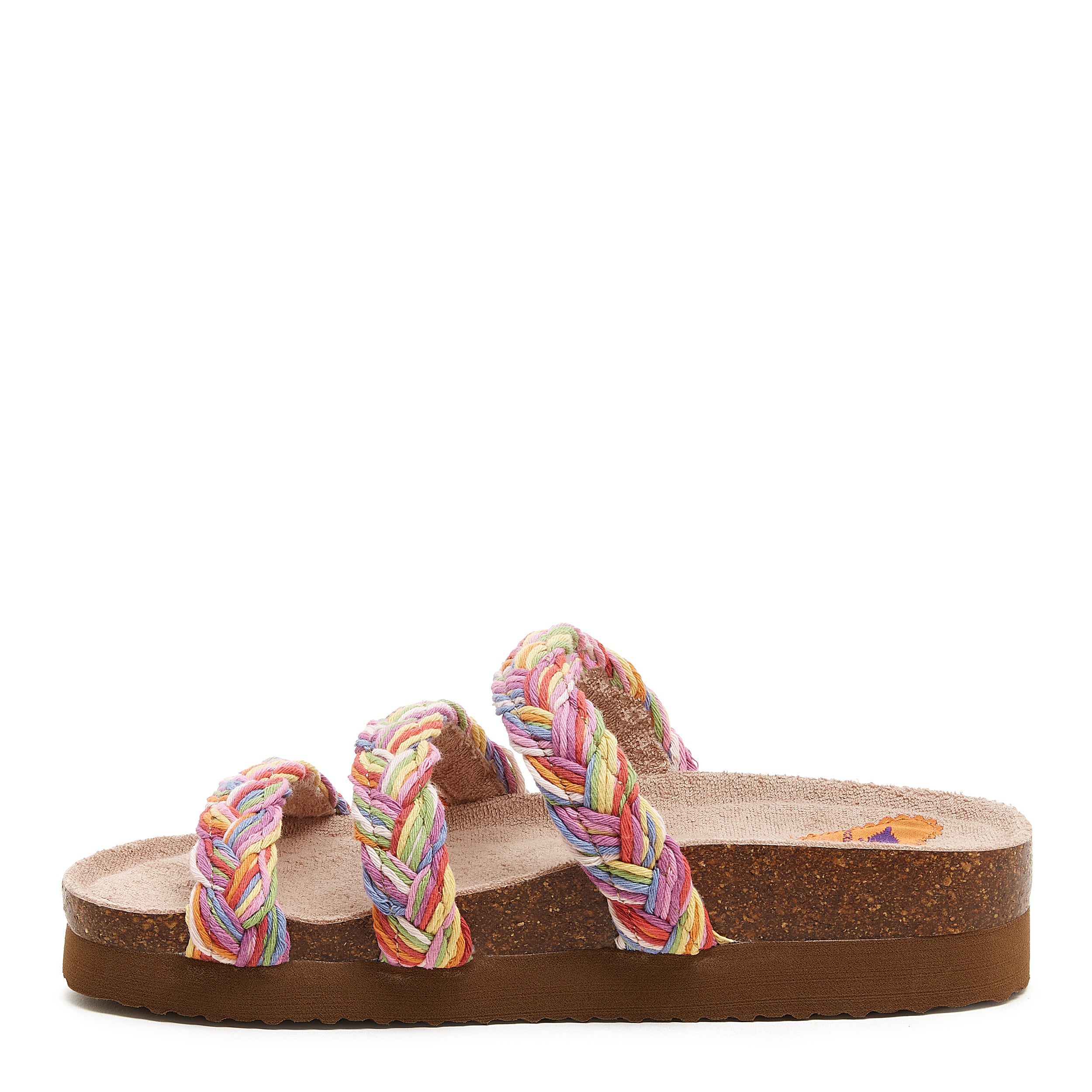 Rocket Dog Ashley Rainbow Slides Colorful Comfort