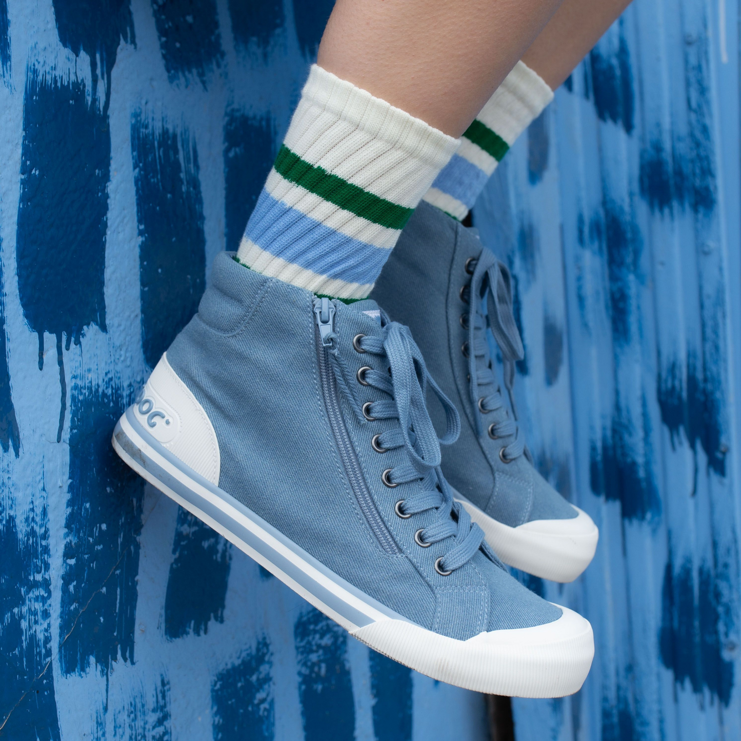 Jazzin Denim High Top Sneaker