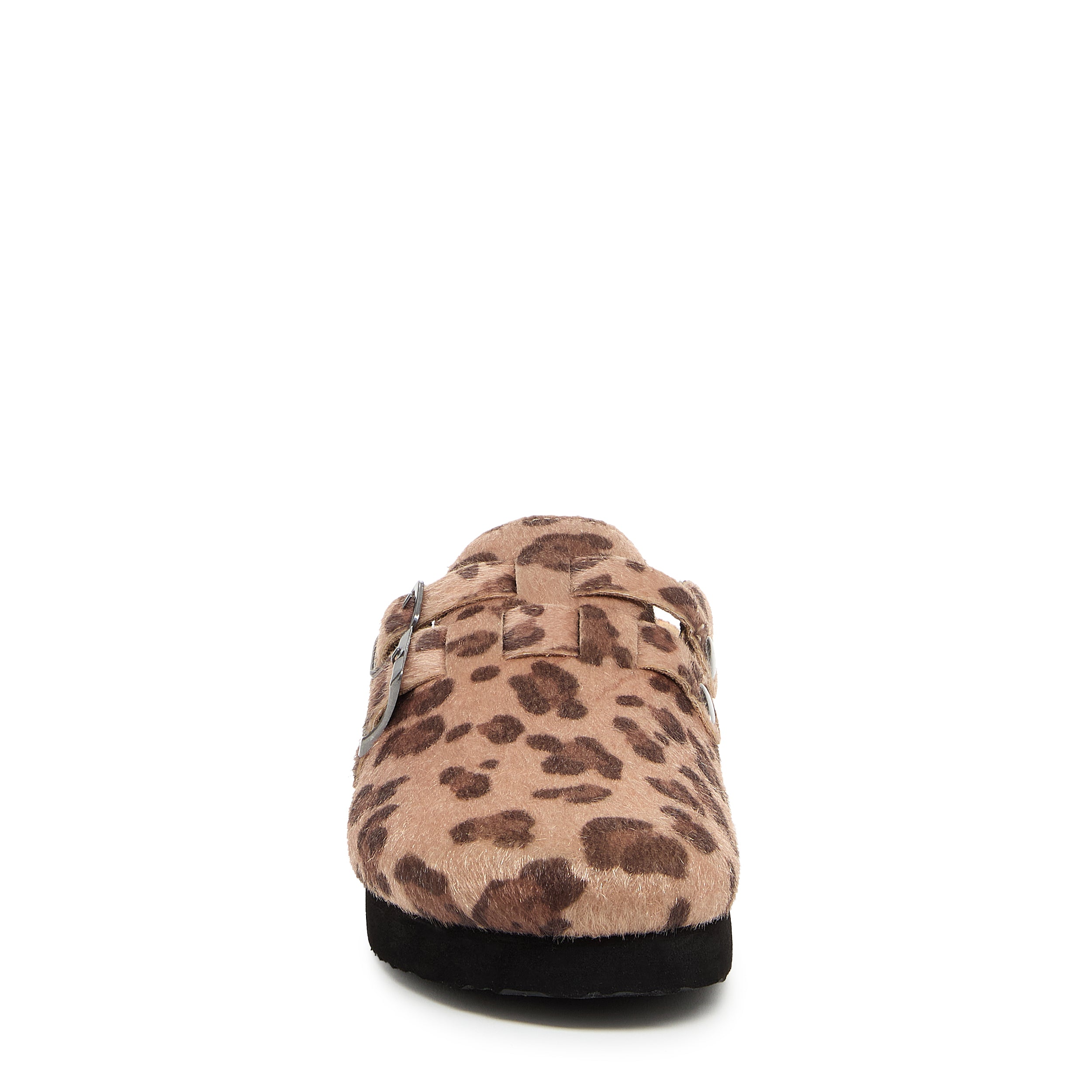 Leopard mule slides deals