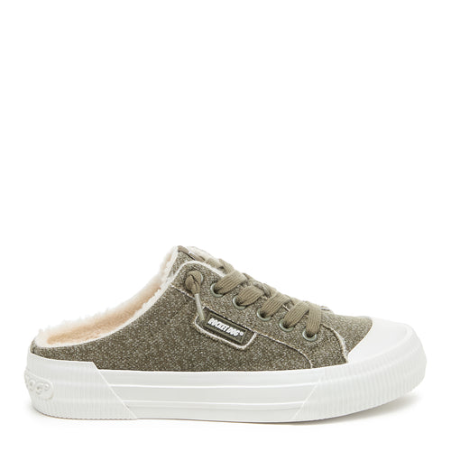 Cheery Olive Mule Sneaker