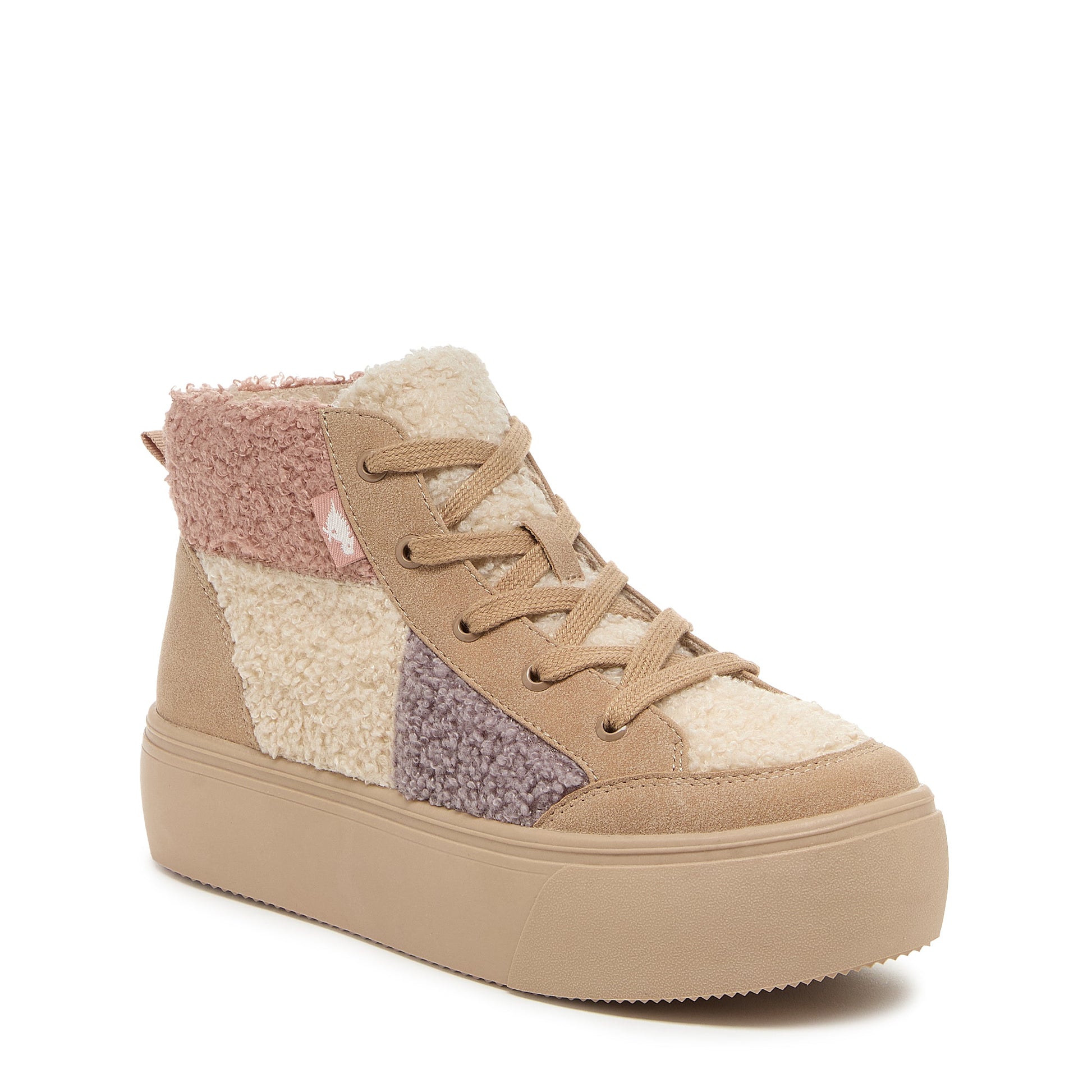 Rocket Dog® Flair Natural Faux Fur Platform Sneaker