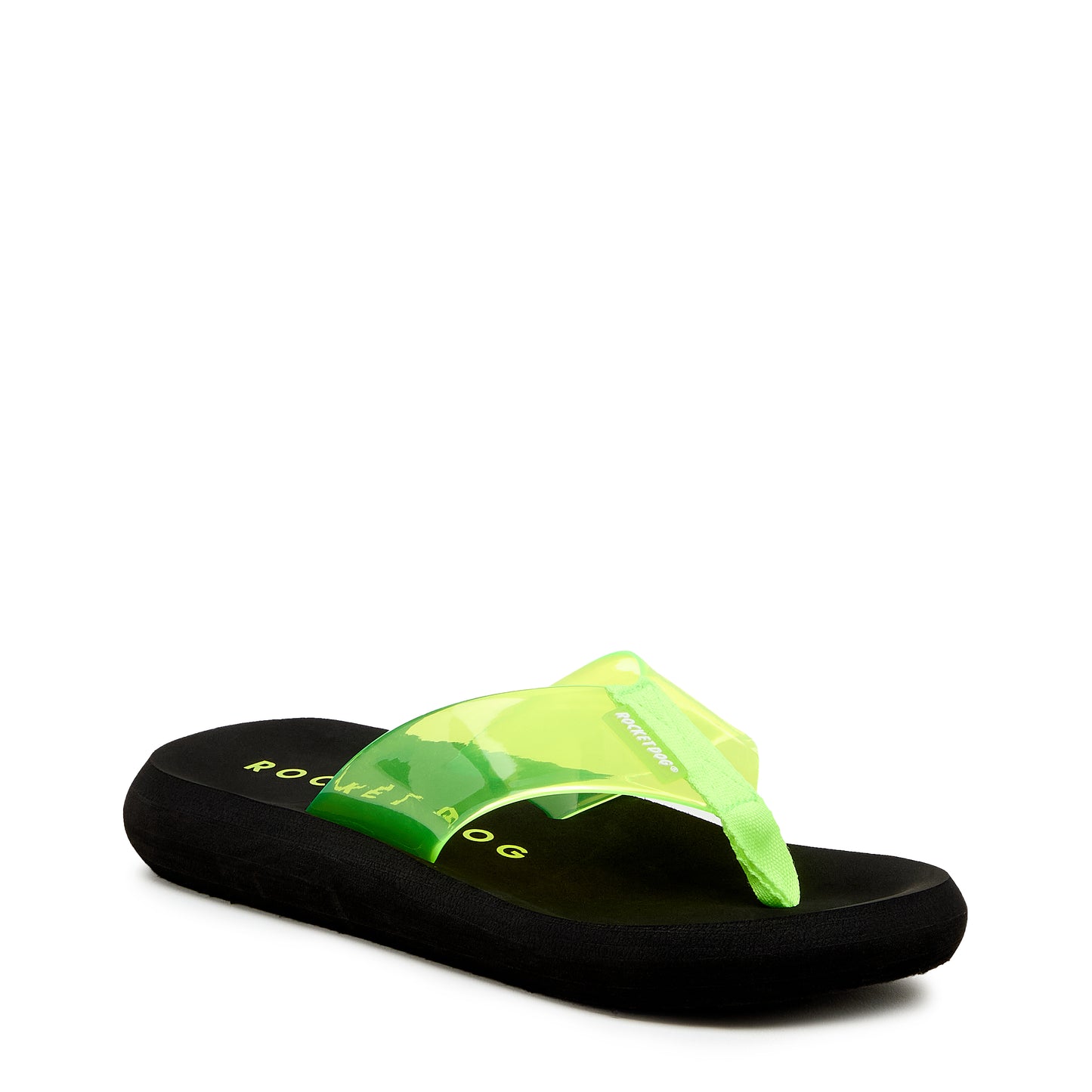 Sunset Neon Green Flip Flop