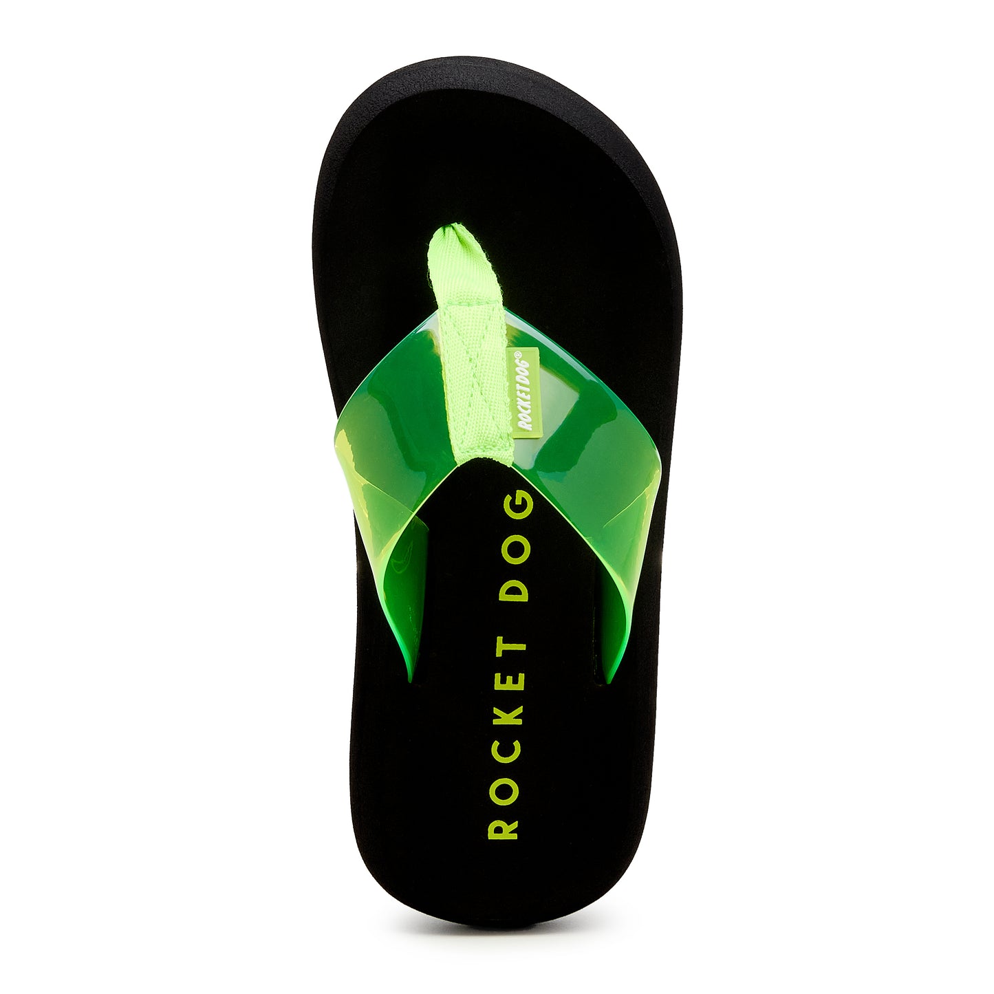 Sunset Neon Green Flip Flop