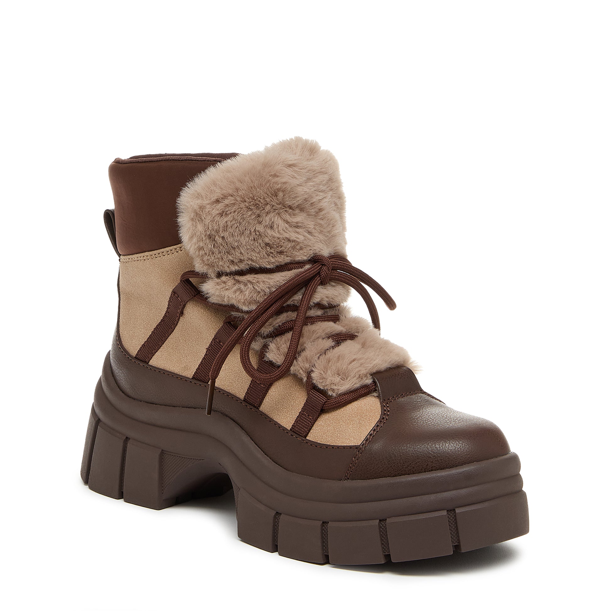 Rocket Dog Tiger Brown Platform Booties | Cozy Chic Stompers 🐻