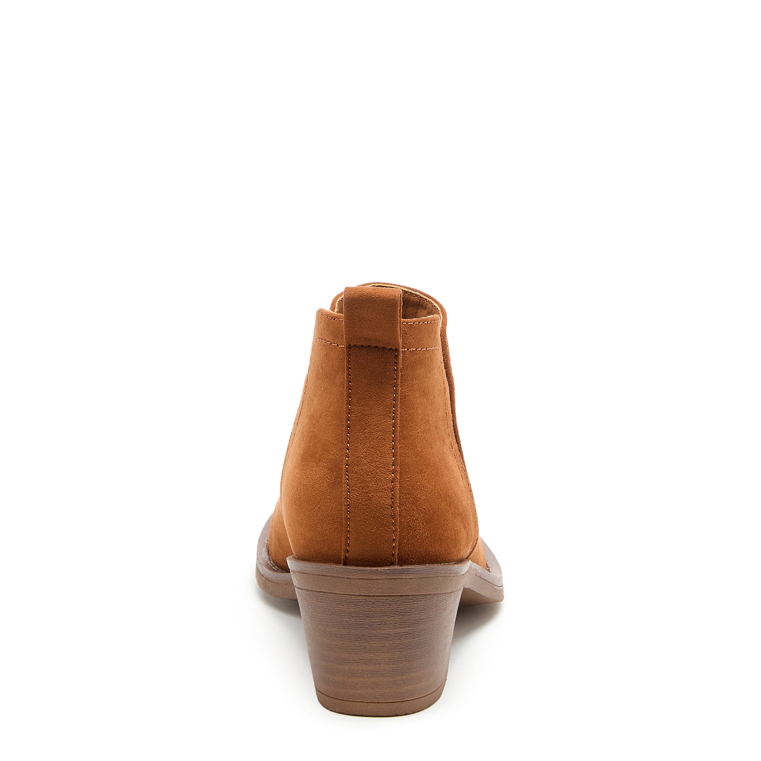 Cognac fashion booties