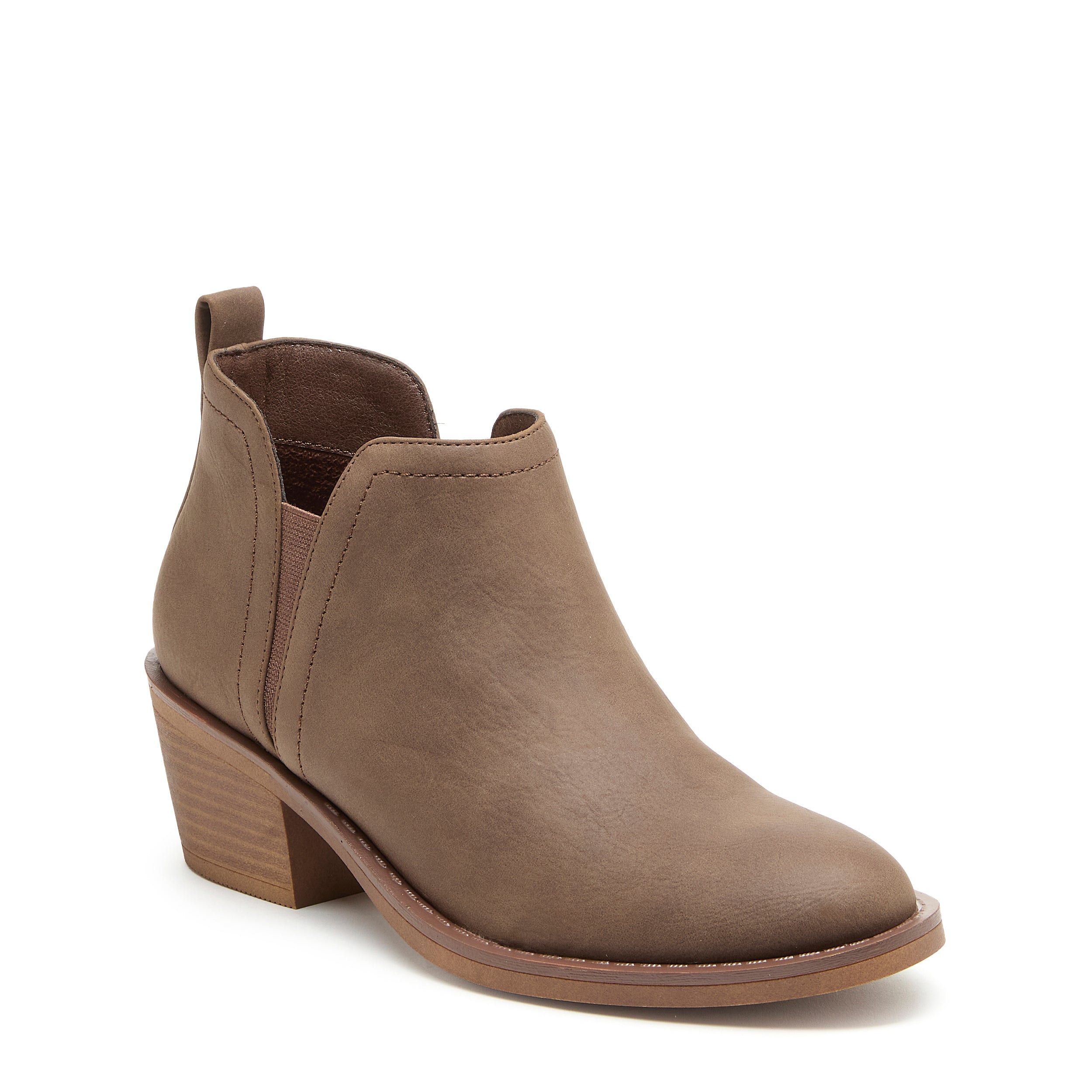 Ladies brown booties hotsell