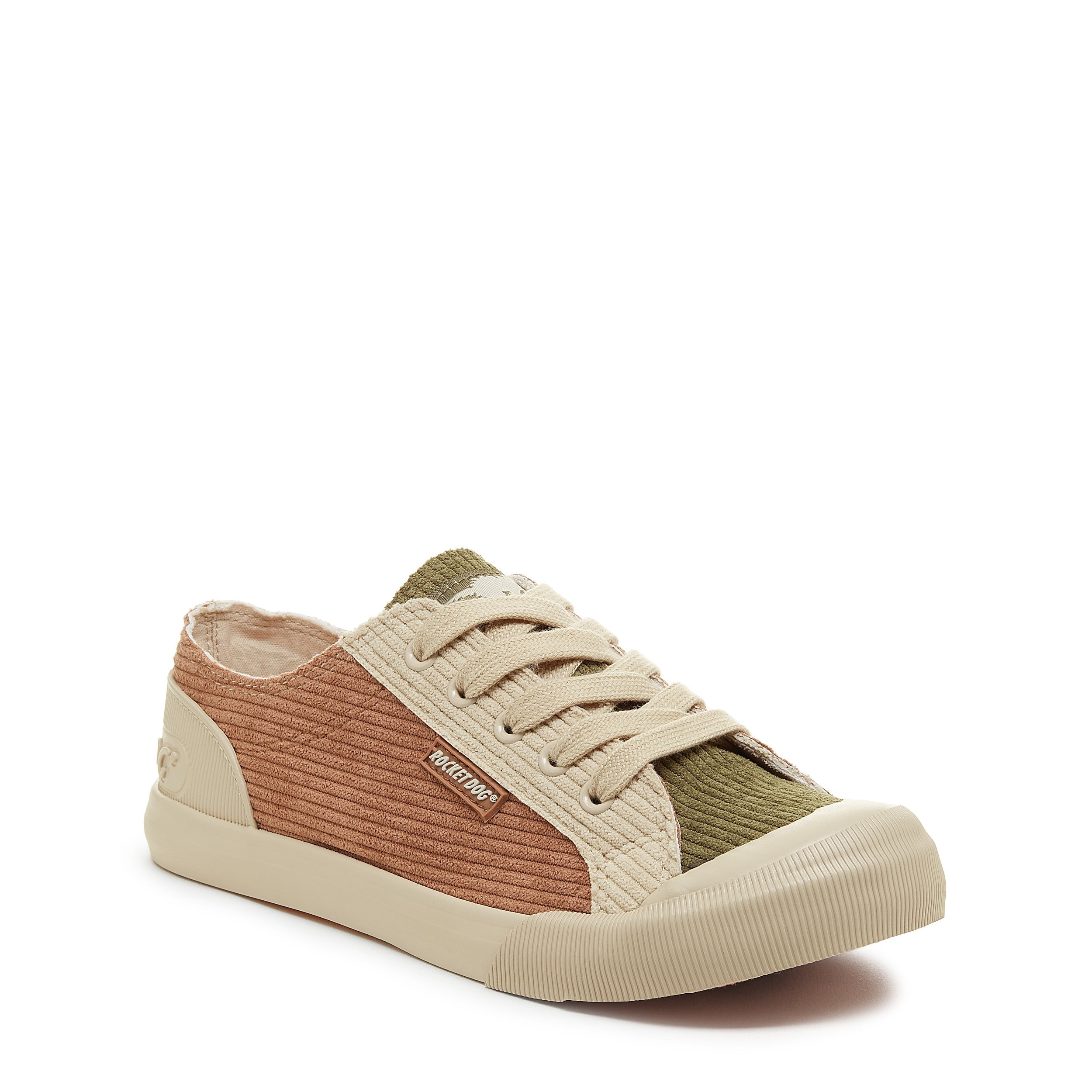 Jazzin Corduroy Patchwork Sneakers: Vintage Vibes with Modern