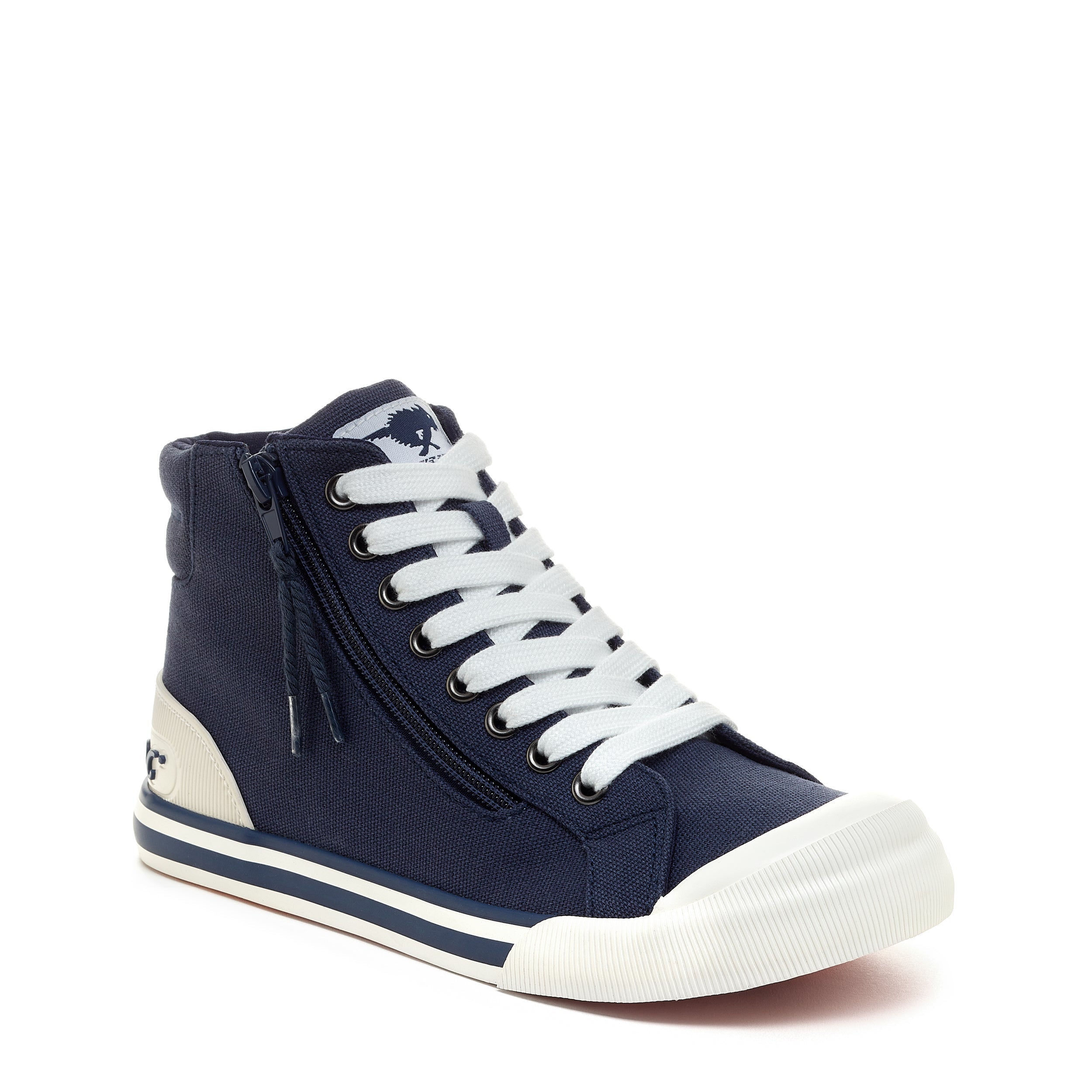 Women's Jazzin Navy High-Top Sneakers – Rocket Dog®