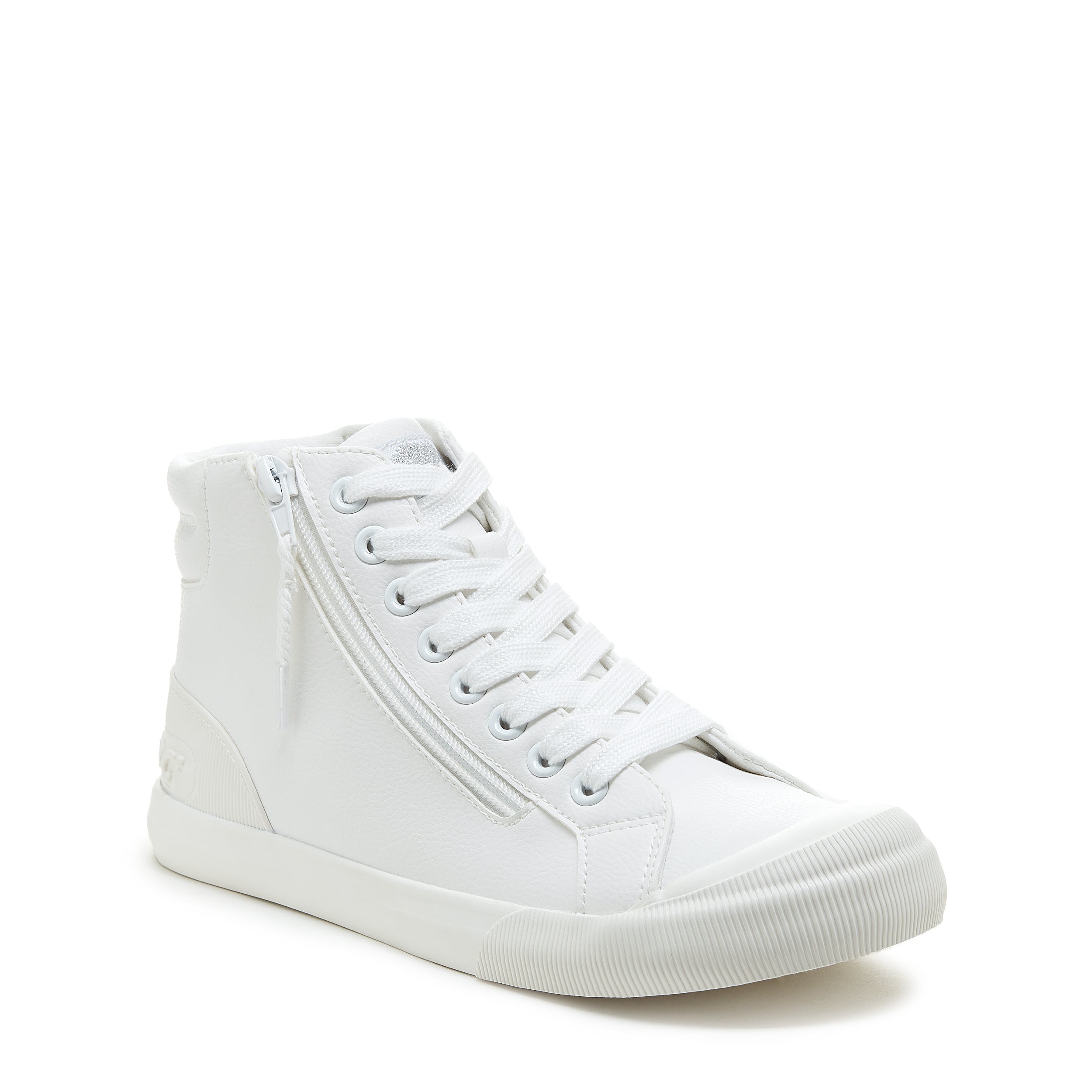 Ladies white clearance high top sneakers