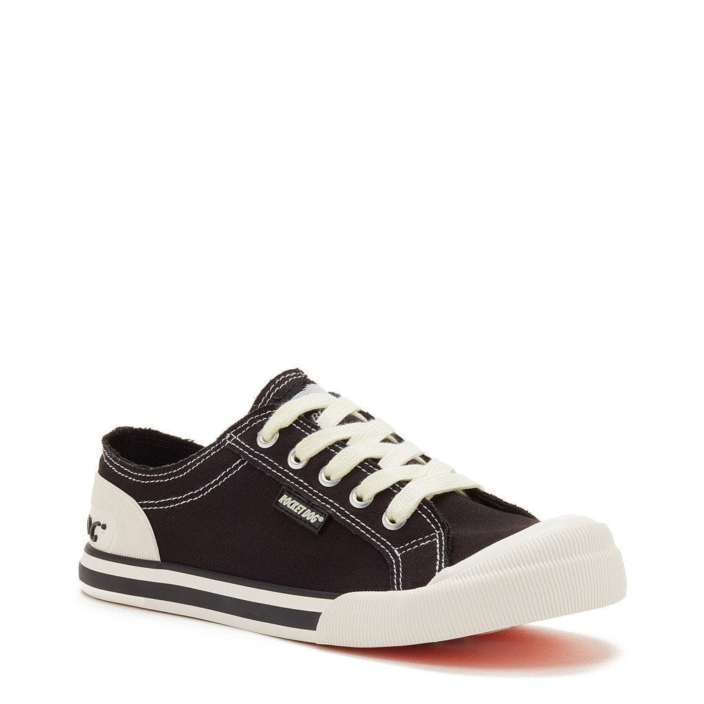 Jazzin Black Canvas Women s Sneaker Rocket Dog